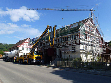 Baustelle Riegelhaus